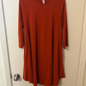 Zenana Rust Dress